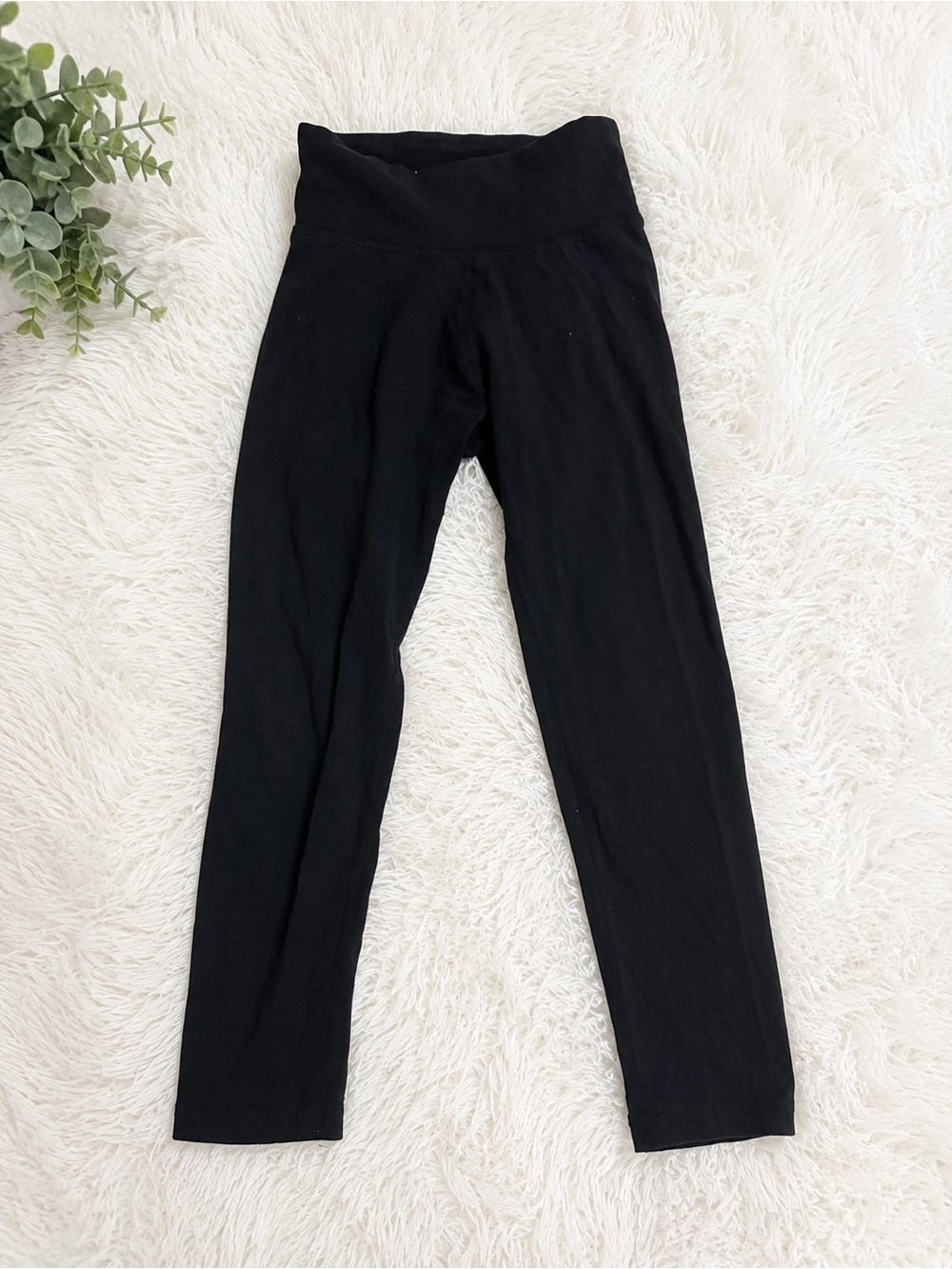 Abercrombie Girls' Black High-Waist Leggings - Comfortable Everyday Bottoms